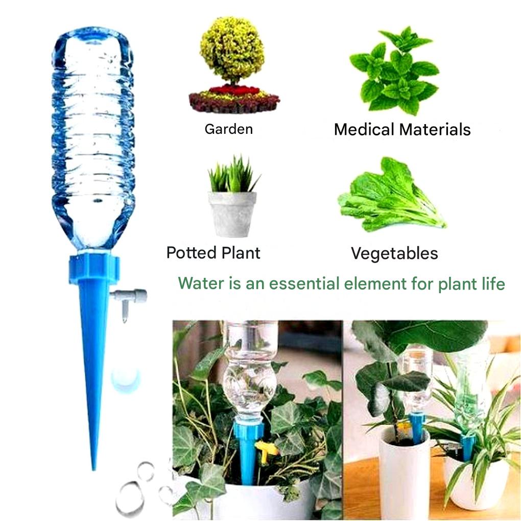 Oak & Coral | Automatic Plant Waterer - Adjustable Flow Garden Aid Spikes