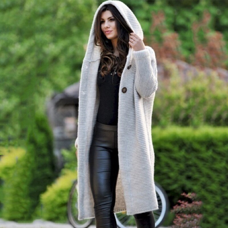 Oak & Coral Cardigan with Hood | Beautiful Cardigan with Style!