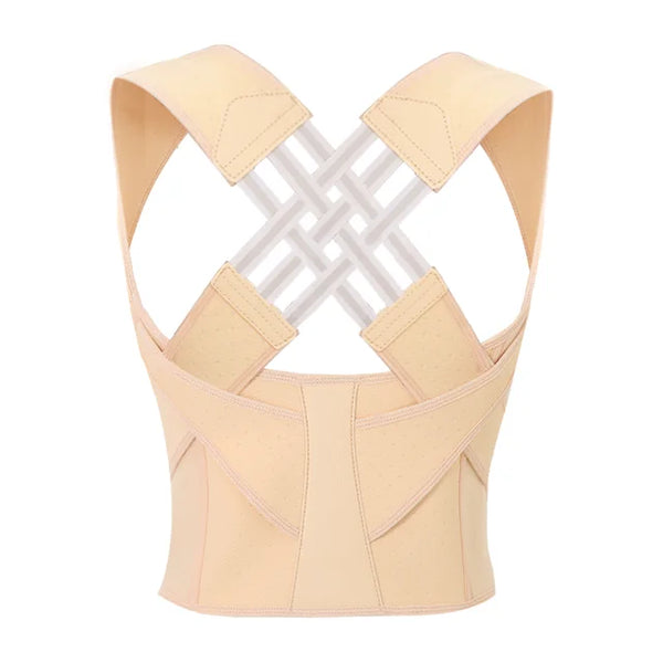 Oak & Coral | Ergonomic Posture Corrector for Neck and Back Pain Relief Adjustable and Stable