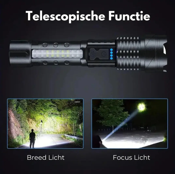 Oak & Coral | High Performance Military Flashlight with 5000 Lumens
