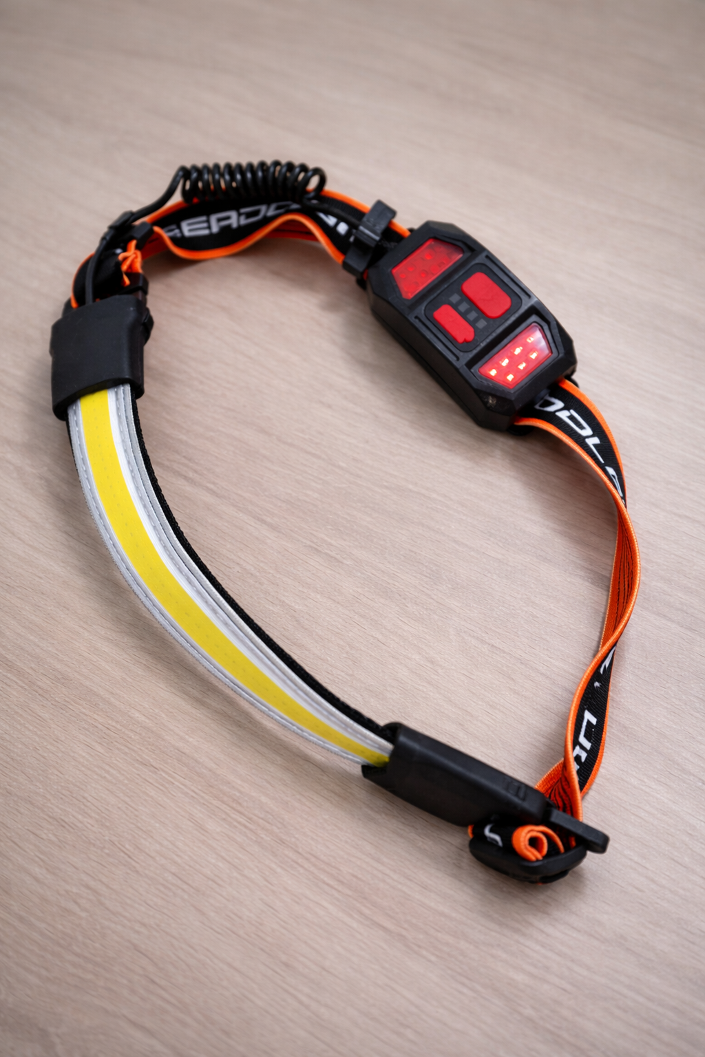 Oak & Coral | Hopedone Rechargeable Headlamp 1000 Lumens, 230° Wide Angle, Waterproof, 2-Pack, Orange