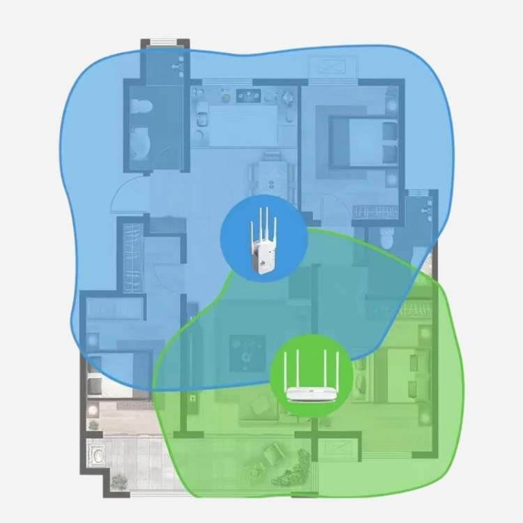 Oak & Coral | Long-Range Outdoor WiFi Booster