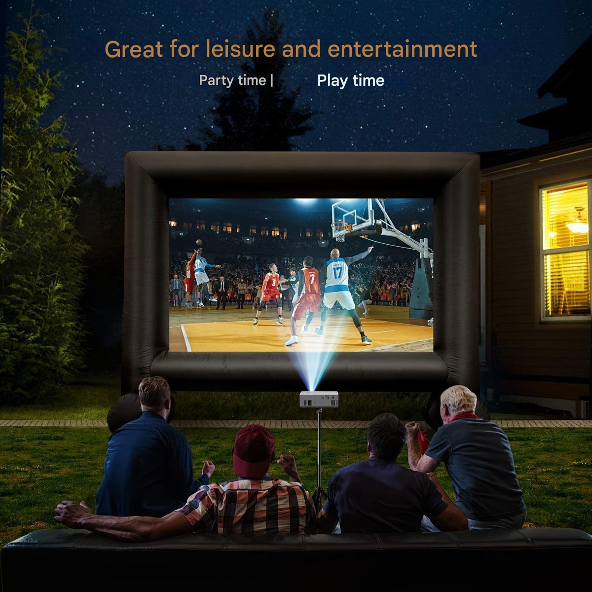 Oak & Coral | LumoBeam Ultra-Bright Mini Projector (3000 Lumen) – Compact HD Home & Outdoor Cinema