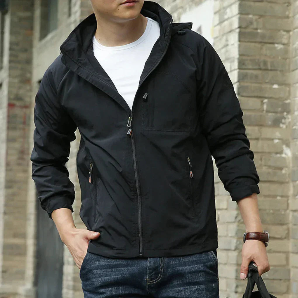 Oak & Coral | Men's Lightweight Hooded Jacket