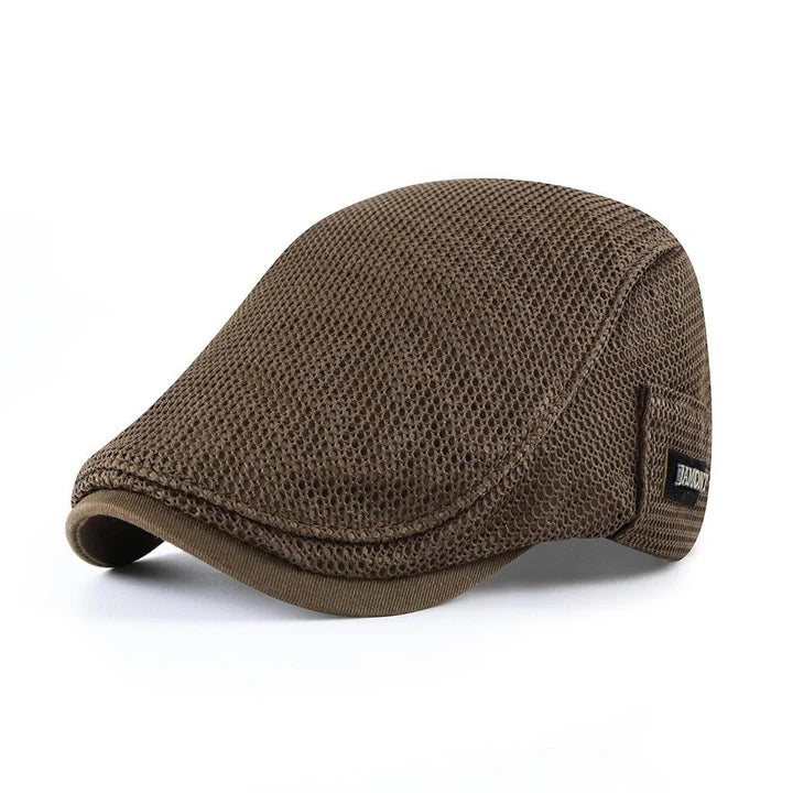 Oak & Coral | Men's Mesh Flat Cap