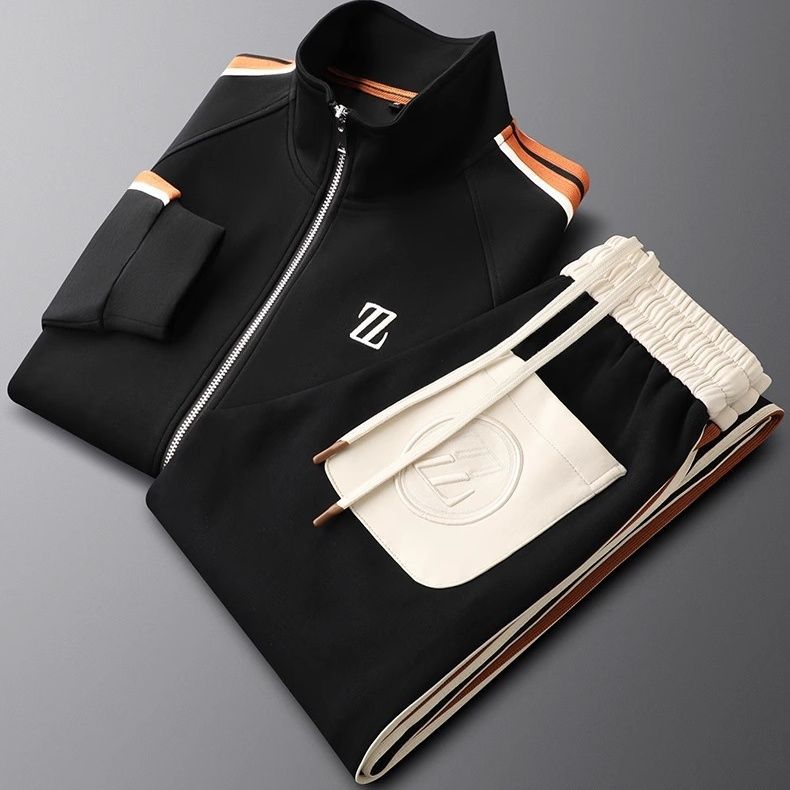 Oak & Coral | Men's Tracksuit with Side Stripes