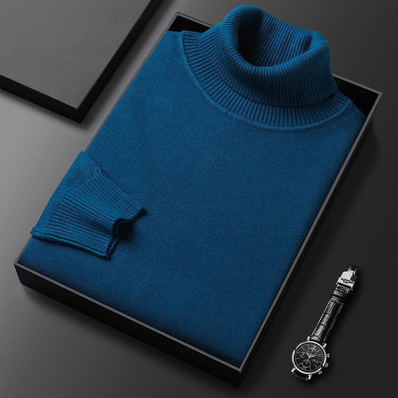 Oak & Coral | Men's Turtleneck sweater with ribbed cuffs