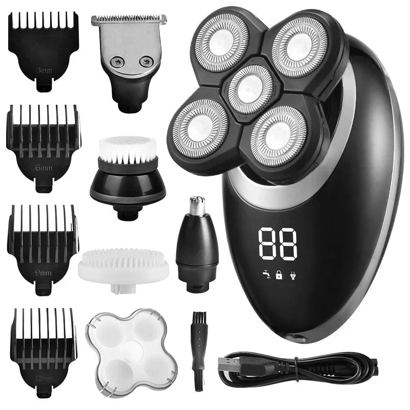 Oak & Coral | Men's Waterproof Rotary Shaver & Trimmer