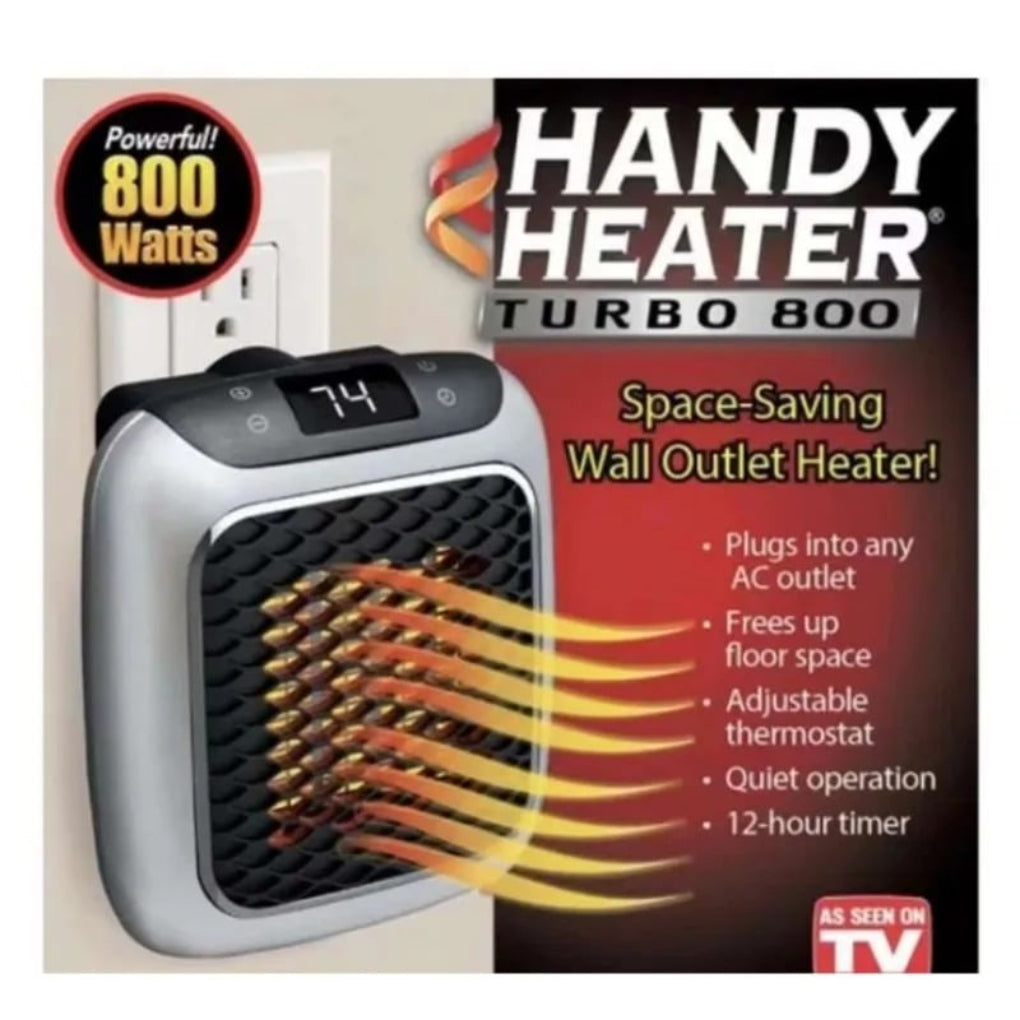 Oak & Coral | Mini Wall Plug Heater with Remote Control