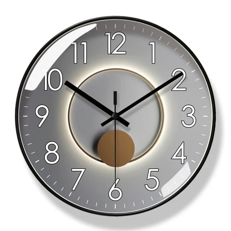 Oak & Coral | Modern Nordic Style Wall Clock