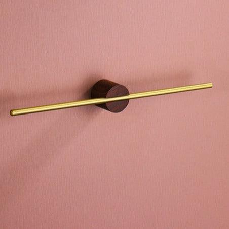 Oak & Coral | Modern Wall Towel Holder with Minimalist Design