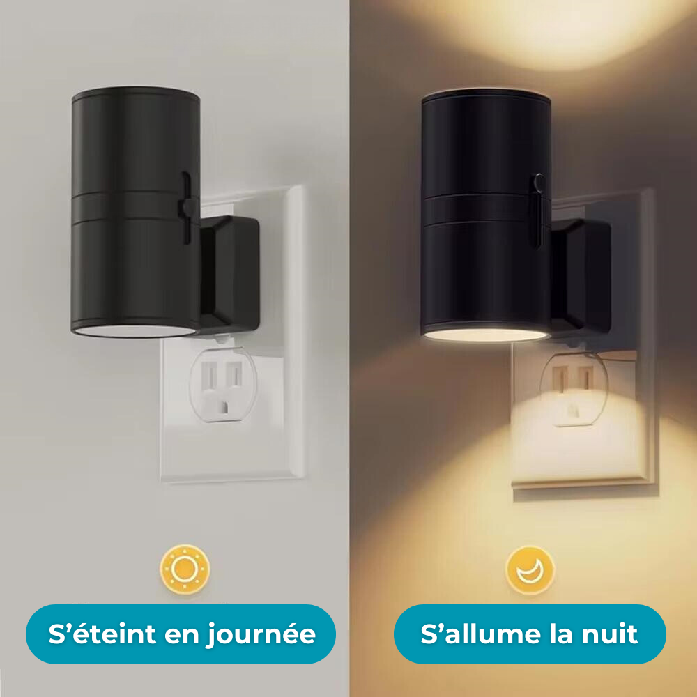 Oak & Coral | Nattlys contact with light intensity detection and adjustable brightness