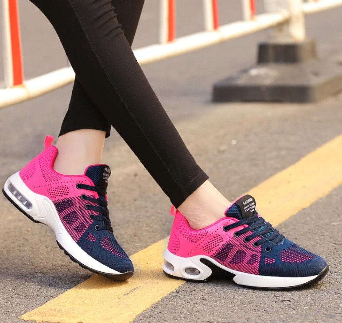 Oak & Coral - Orthopedic Lightweight, Breathable Sports Sneakers for Women | Sporty Casual Running Shoe with Air-Cushion Sole
