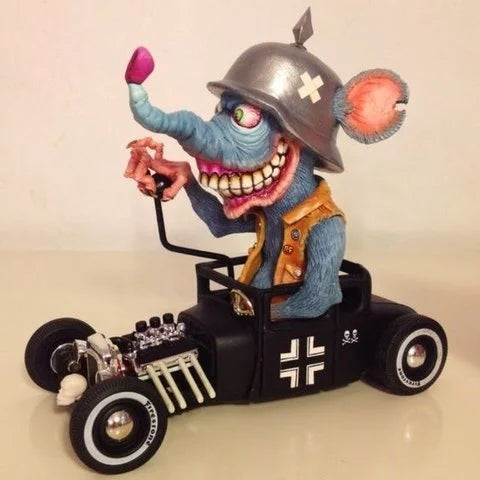 Oak & Coral | Rat Fink Collectible Model Toy Halloween Decoration