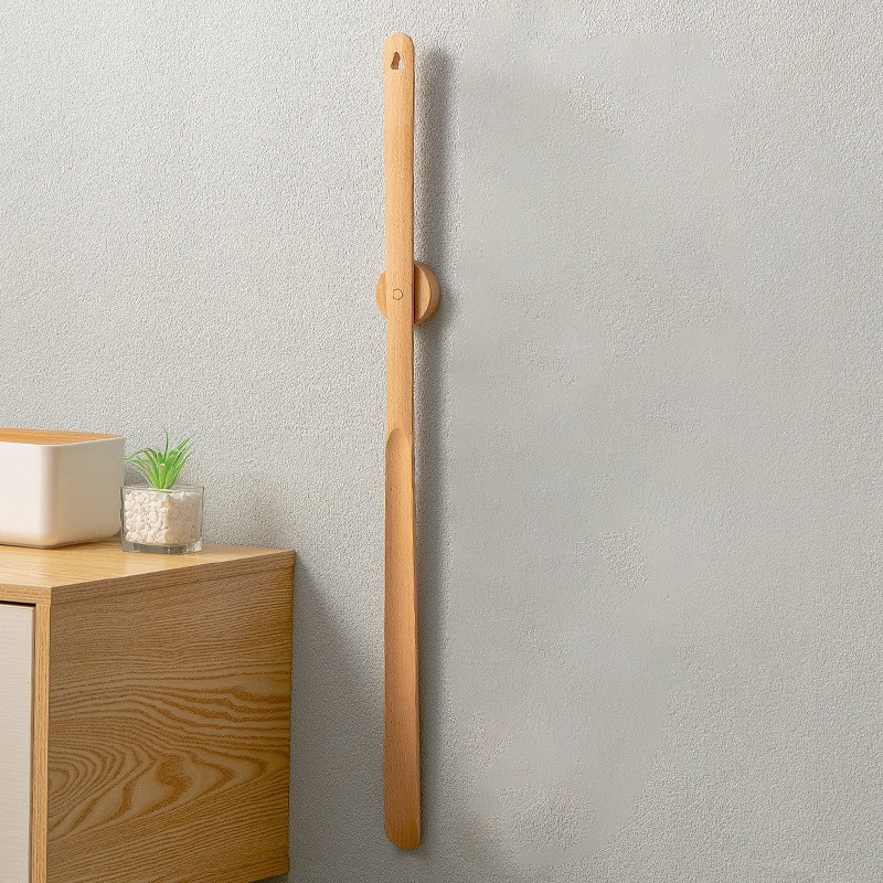 Oak & Coral | Shoe Horn 50 cm | Elegant and Practical | Solid Wood