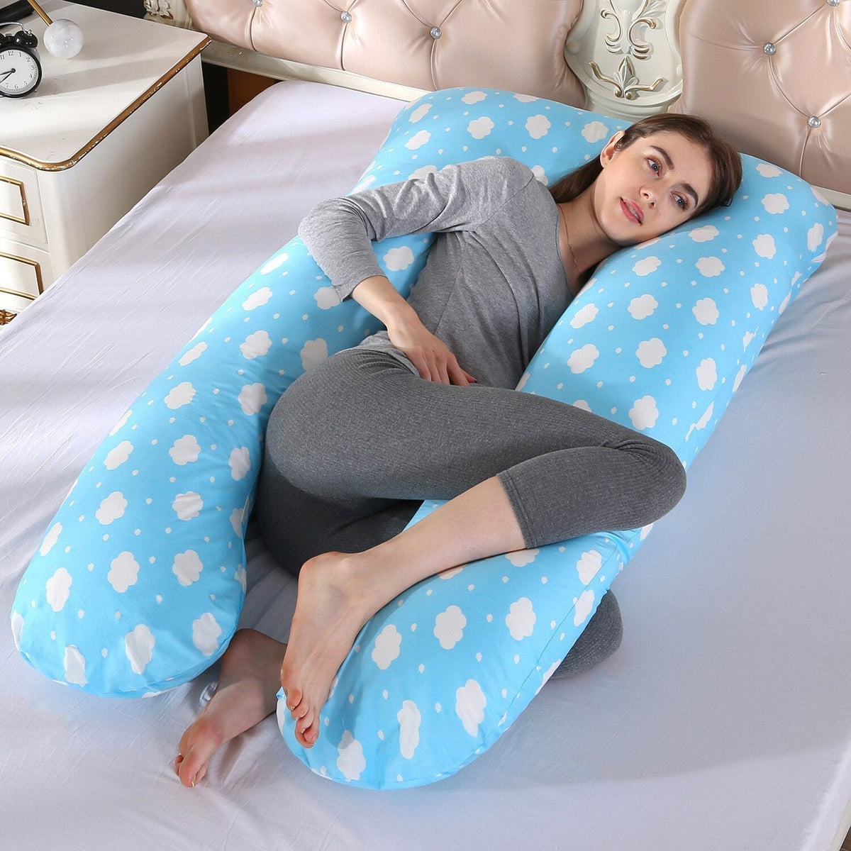 Oak & Coral | Side Sleeper Body Pillow | Ergonomic Full Body Support