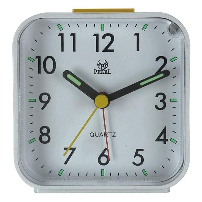 Oak & Coral | Silent & Peaceful Alarm Clock – Non-Ticking, Gentle Wake-Up Light, Snooze Function