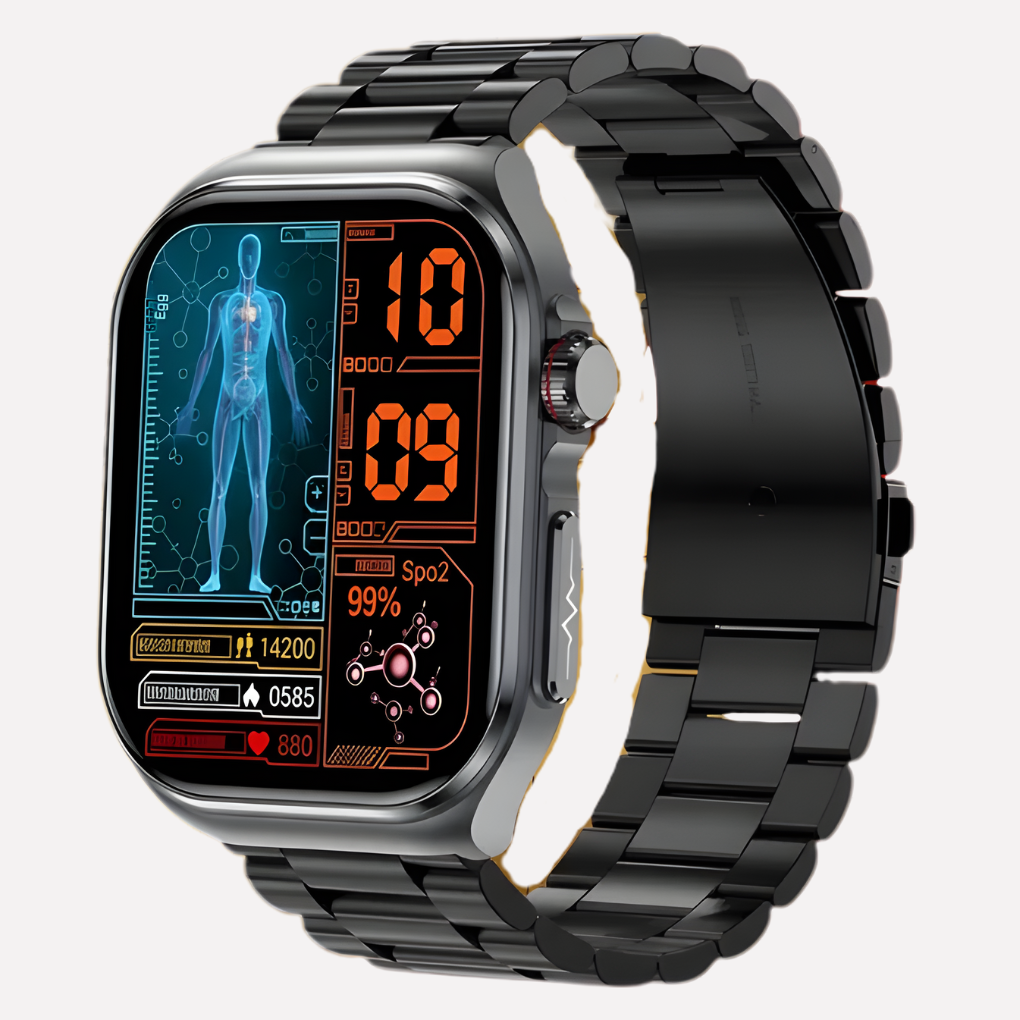 Oak & Coral | Smartwatch with Health Monitoring and Water Resistance