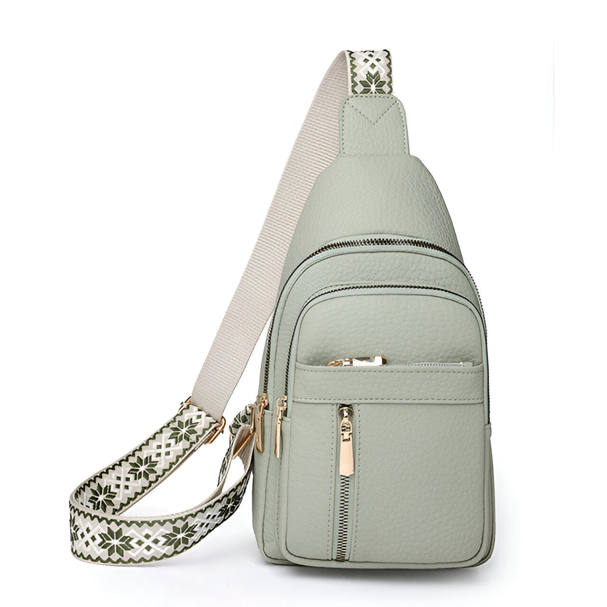Oak & Coral | Unisex Anti-Theft Sling Bag with Adjustable Strap