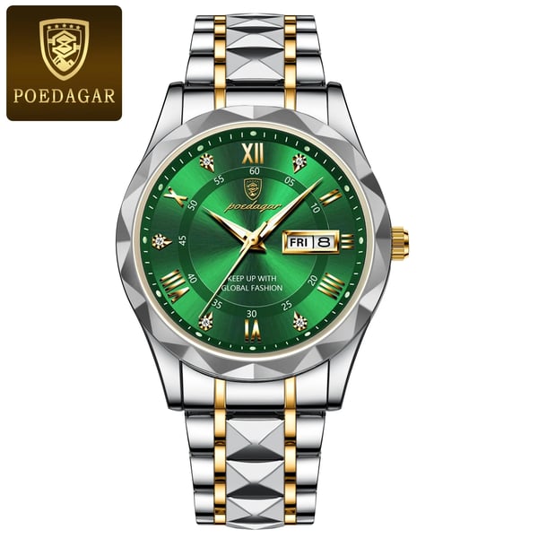 Oak & Coral | Waterproof Luxury Men's Wristwatch by the Top Brand with Luminous Function