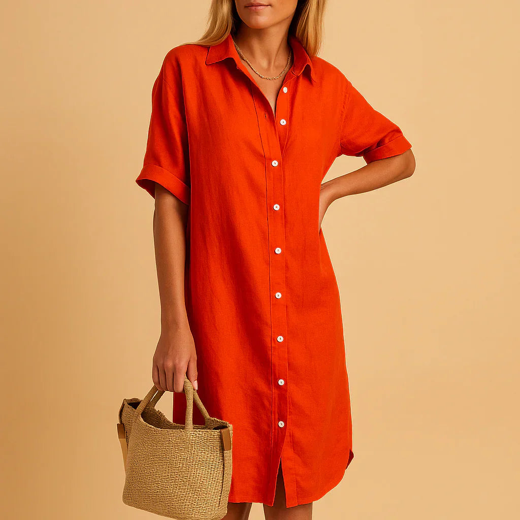 Oak & Coral | Women's Button-Down Shirt Dress