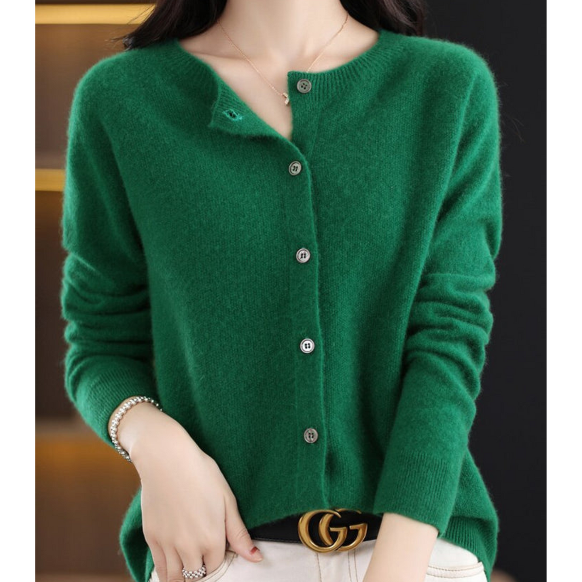 Oak & Coral | Women's Button-Front Cardigan
