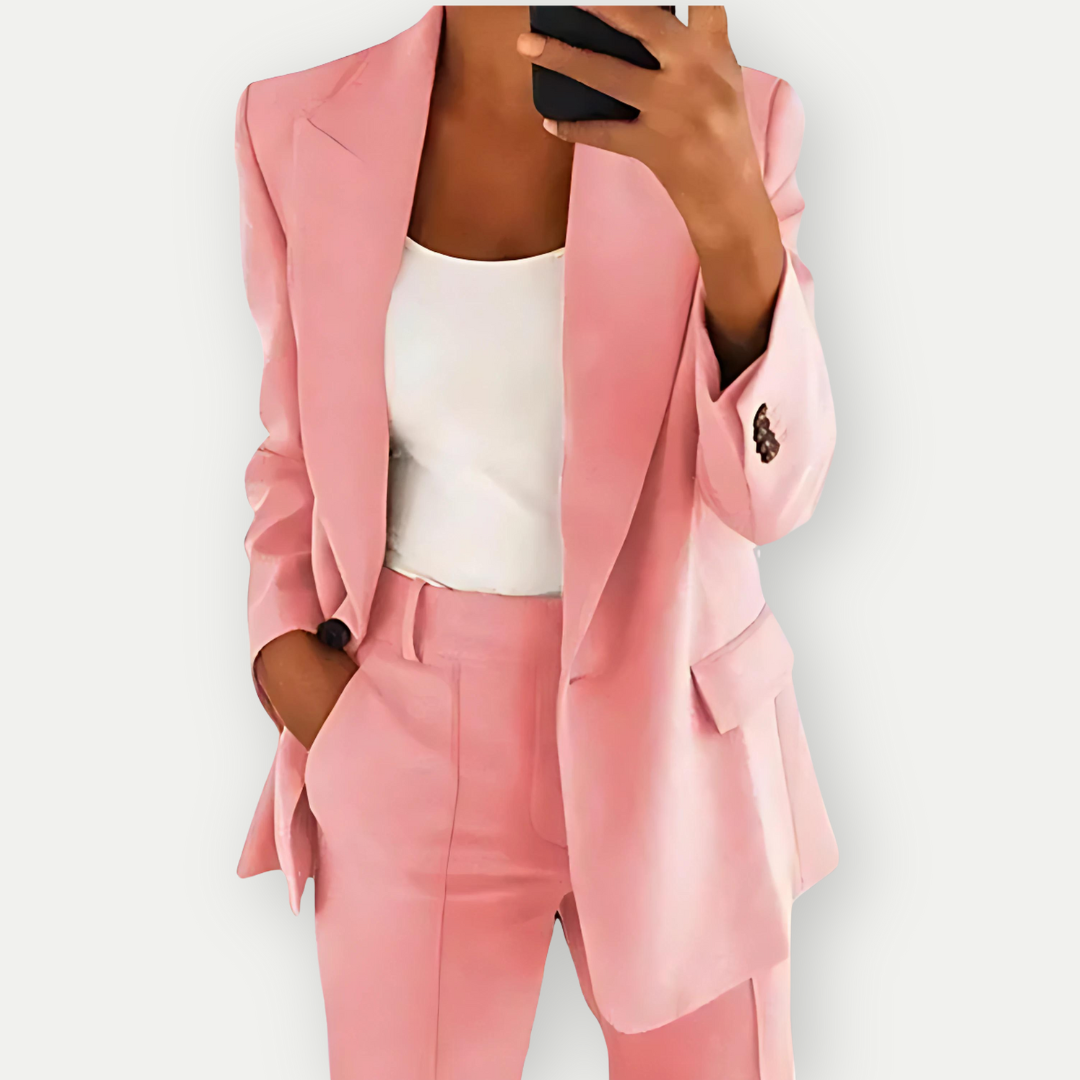Oak & Coral | Women's Comfortable Blazer Set Formal