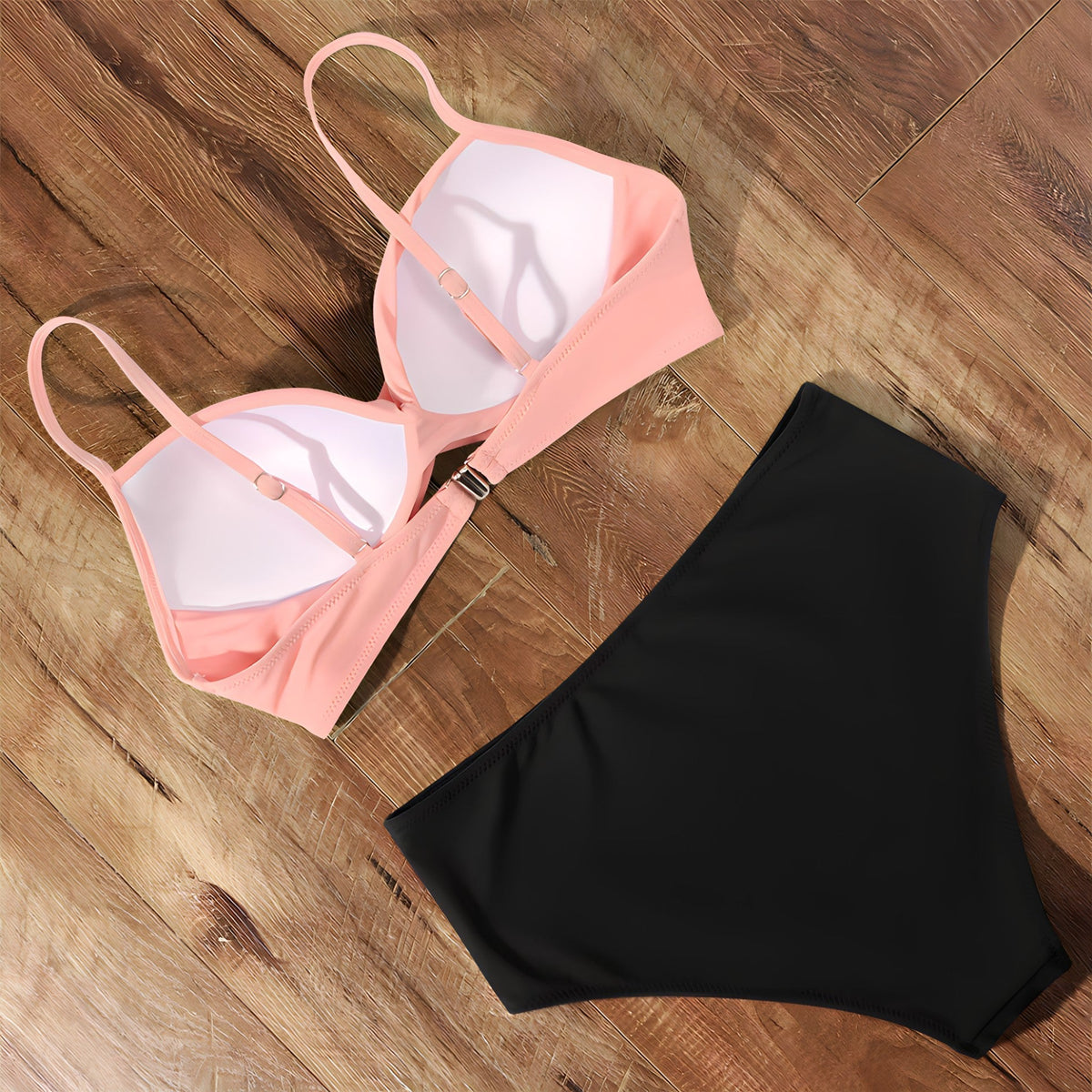 Oak & Coral | Women's High-Waisted Bikini Ruched Bottom