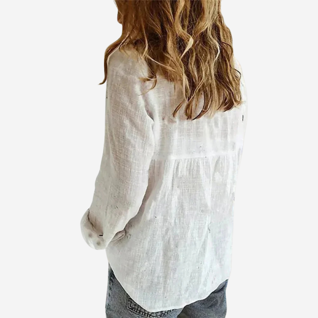 Oak & Coral | Women's Long Sleeve Button-Up Blouse