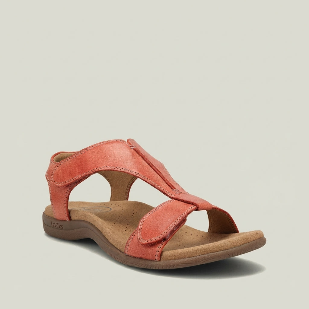 Oak & Coral | Women's Orthopedic T-Strap Sandals
