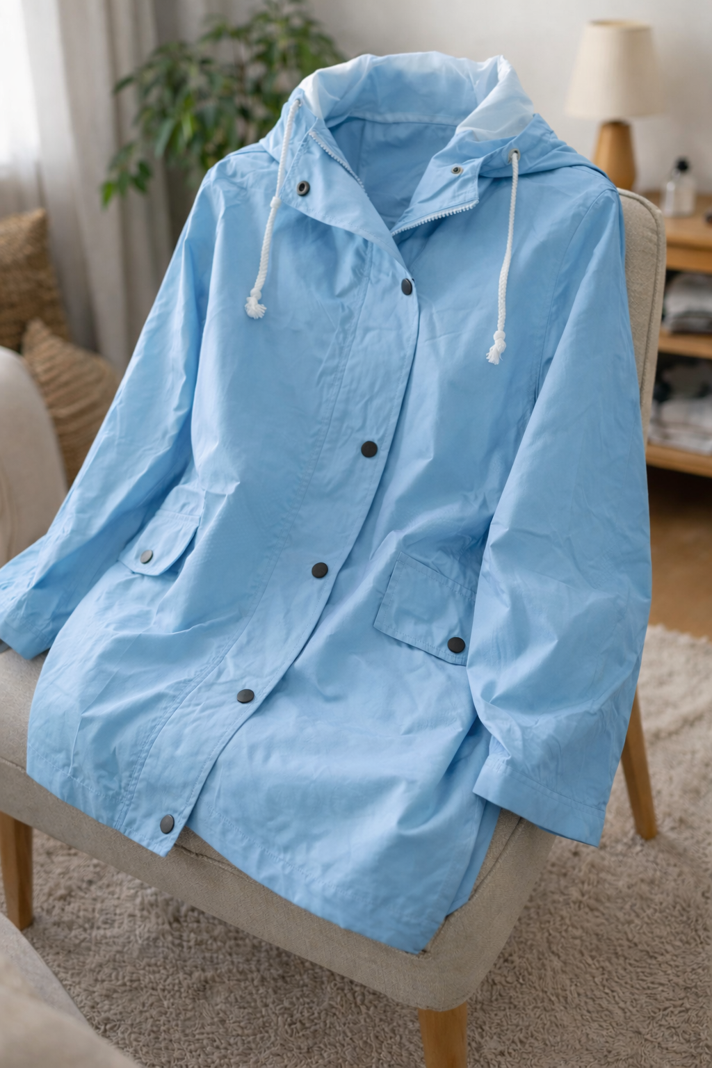 Oak & Coral Women's Transitional Jacket with Hood Lightweight