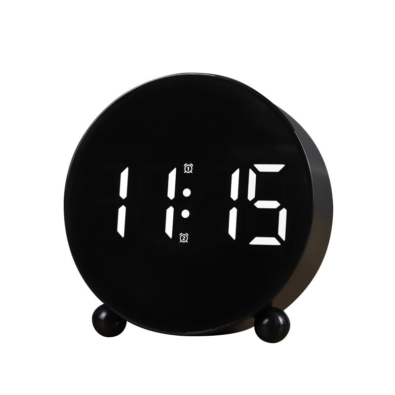 Digital Alarm Clock with Large LED Display and Gentle Alarm Function