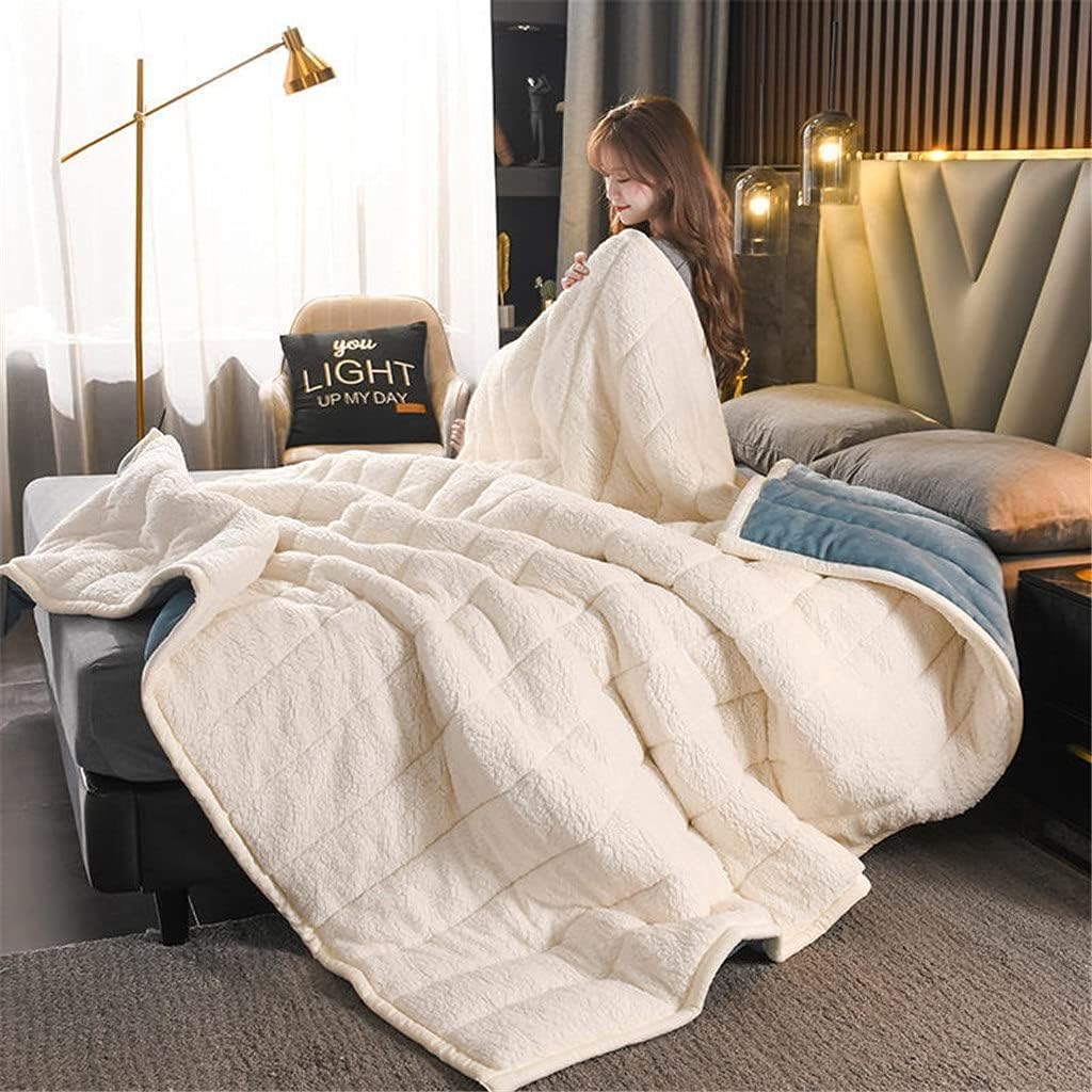 Extra Warm Plush Fleece Blanket, Non-Electric and Machine Washable