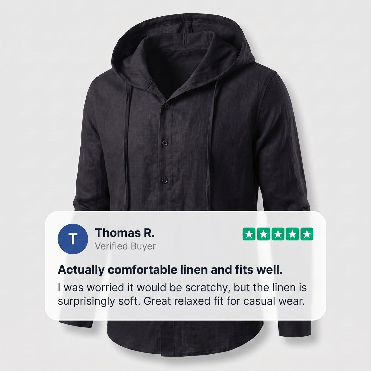 Linen Hoodie