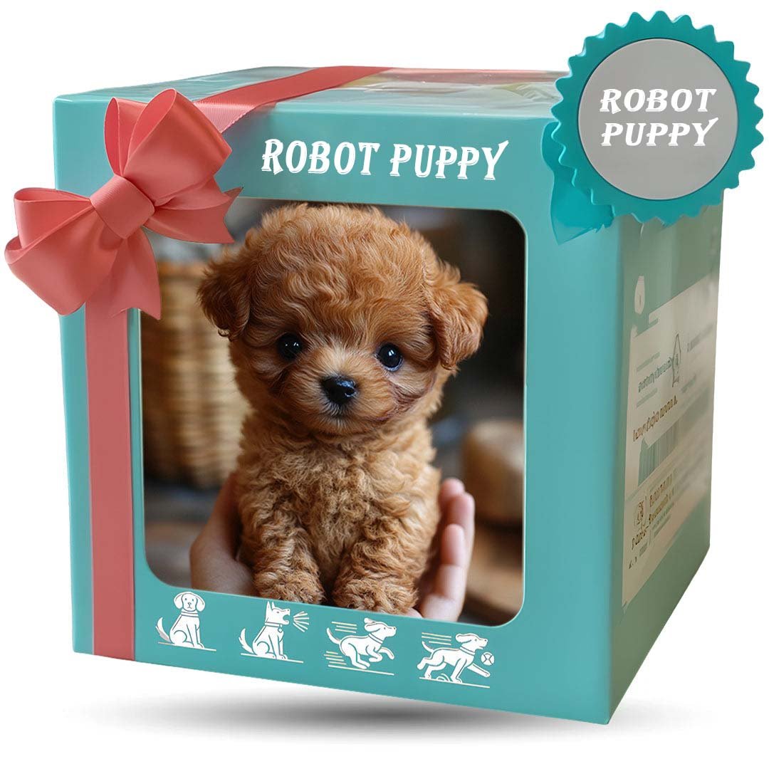LumiPaws Interactive Plush Puppy With Realistic Movements And Touch Response