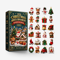 Advent Calendar with 24 Buildable Mini Figures