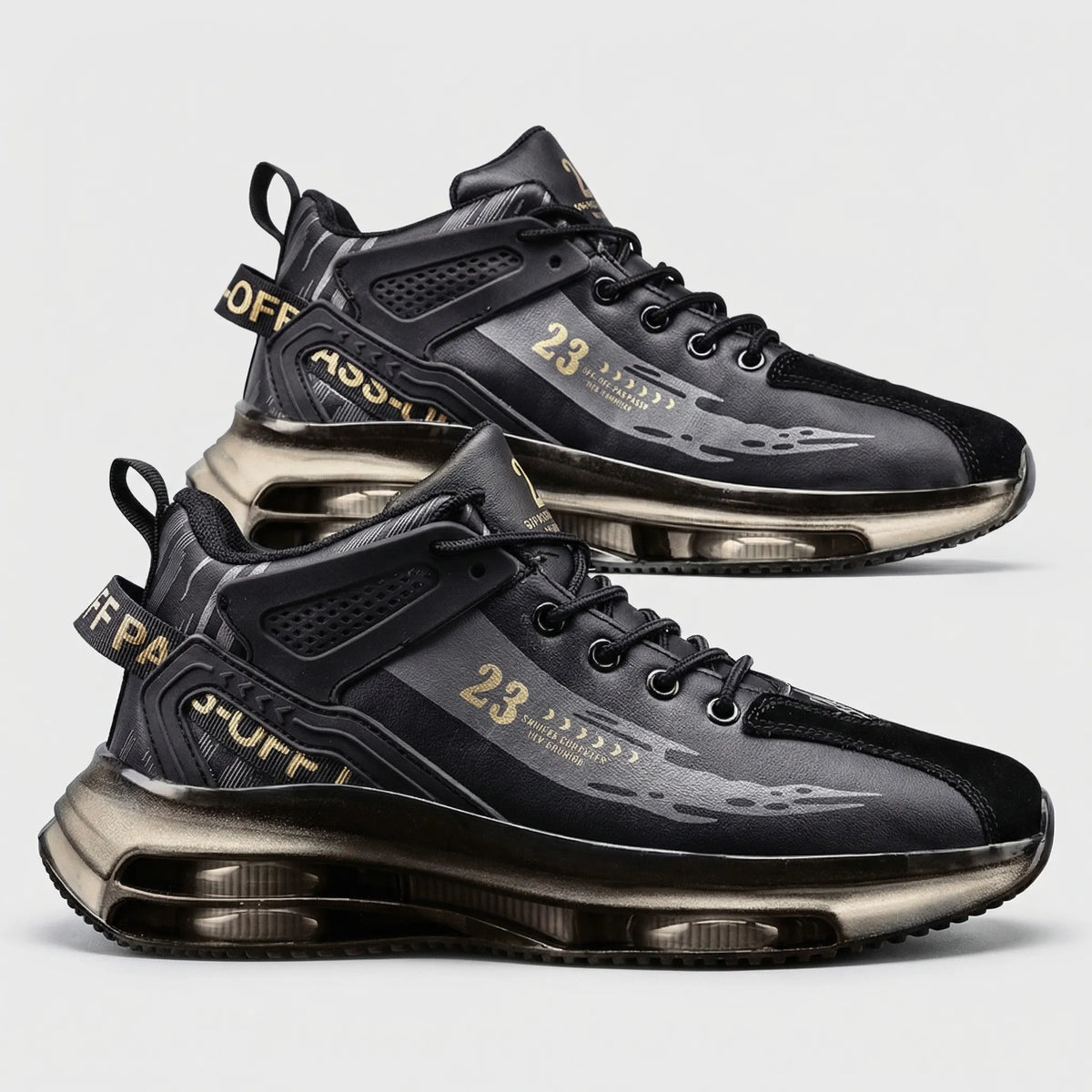 Ankle-High Lace-Up Trainers