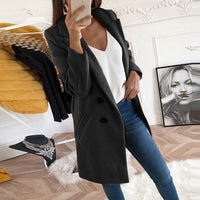 Oak & Coral | Women's Chic Long Blazer Coat