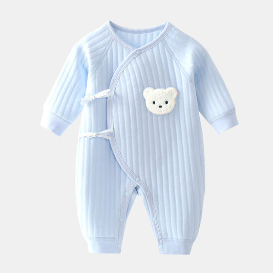 Baby romper with bear - Spring & autumn clothing
