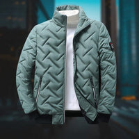 Oak & Coral | Warm Quilted Bomber Jacket