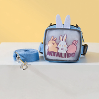 Cat Harness with Transparent Backpack