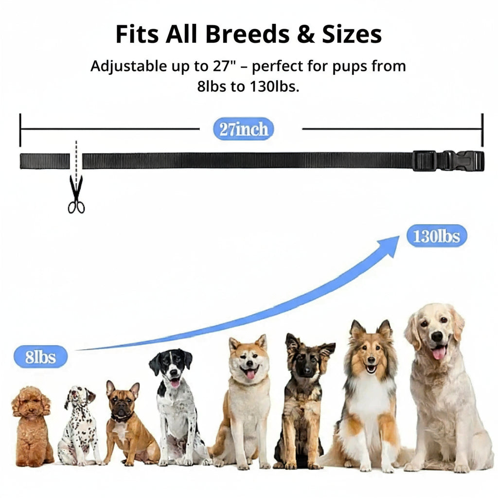 Oak & Coral | 1000m Waterproof Dog Training Collar | Rechargeable, Remote Control & Adjustable for Small, Medium, and Large Dogs