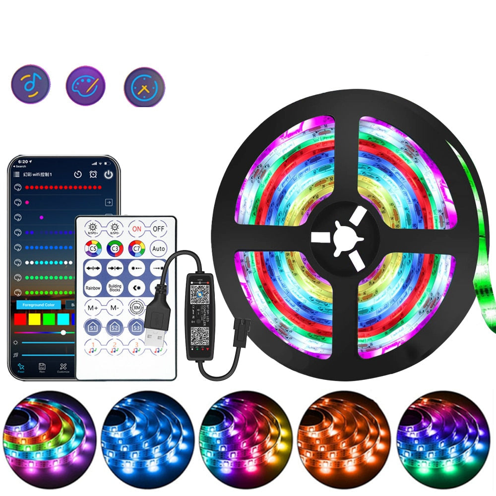 Oak & Coral | 1M-20M RGB LED Strip 5V LED
