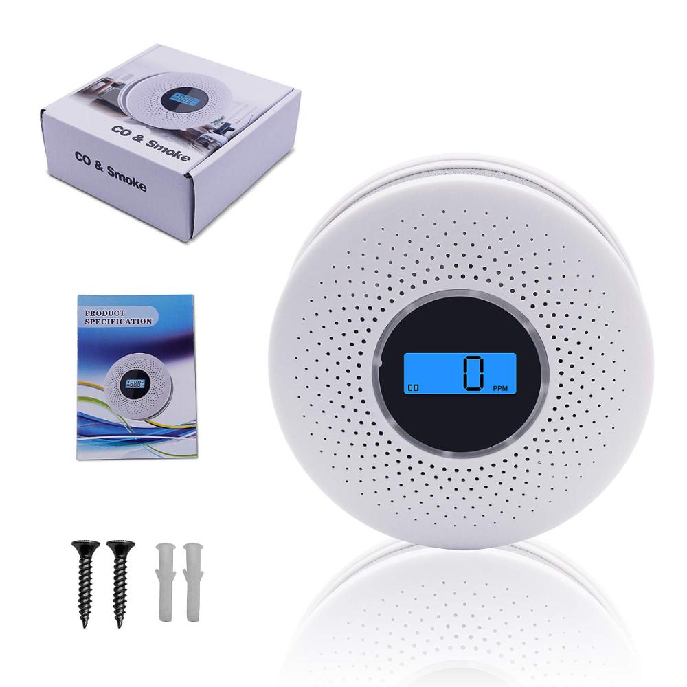 Oak & Coral | 2-in-1 Carbon Monoxide & Smoke Detector with Display