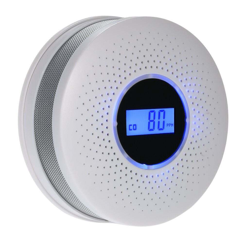 Oak & Coral | 2-in-1 Carbon Monoxide & Smoke Detector with Display