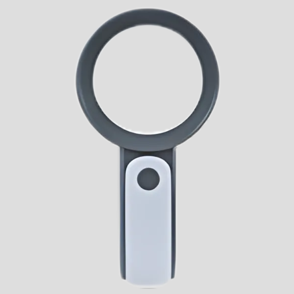 Oak & Coral | 20x Optical Magnifying Glass with Ergonomic Handle