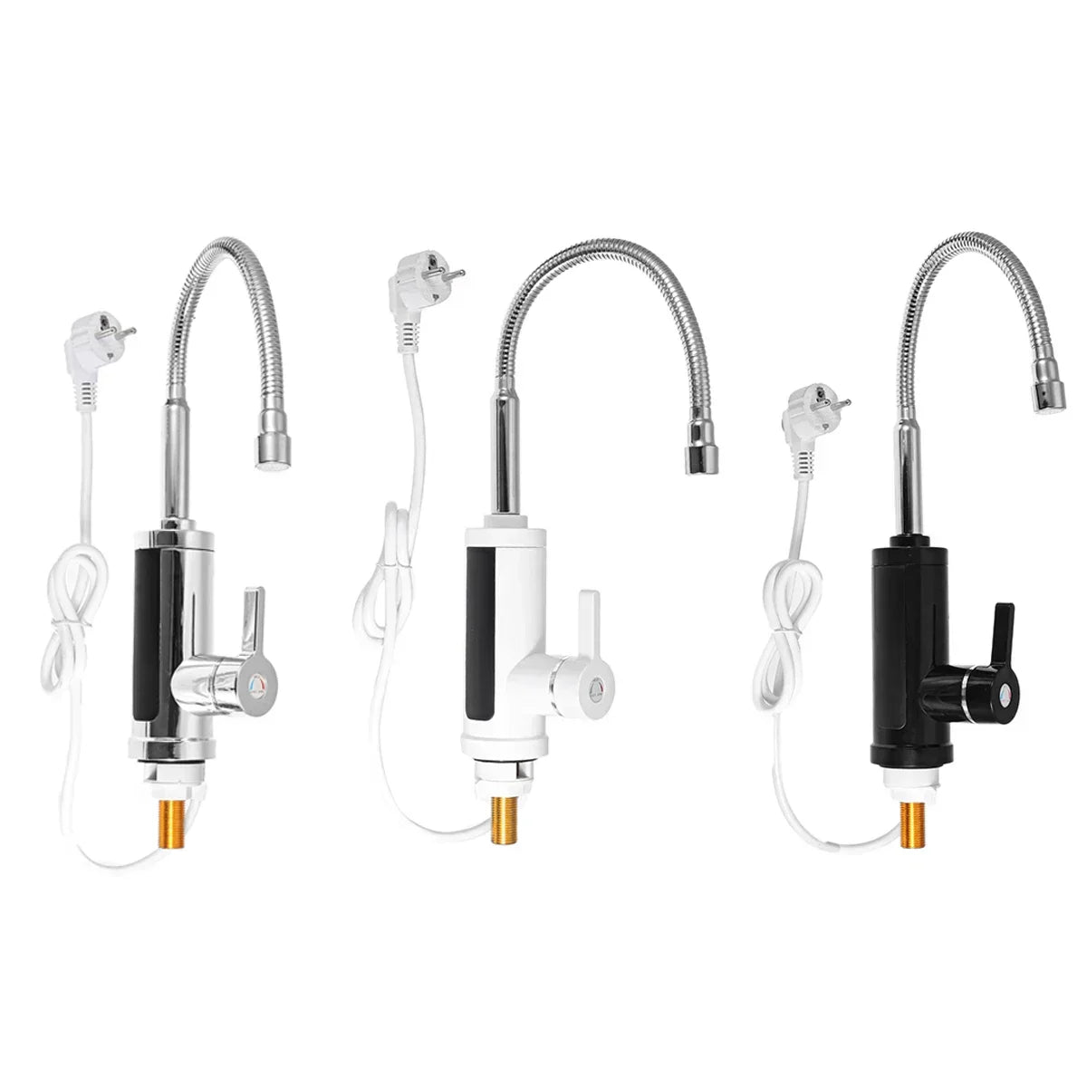 Oak & Coral | 3000W Electric Kitchen Faucet with Instant Hot Water - FlowHeat