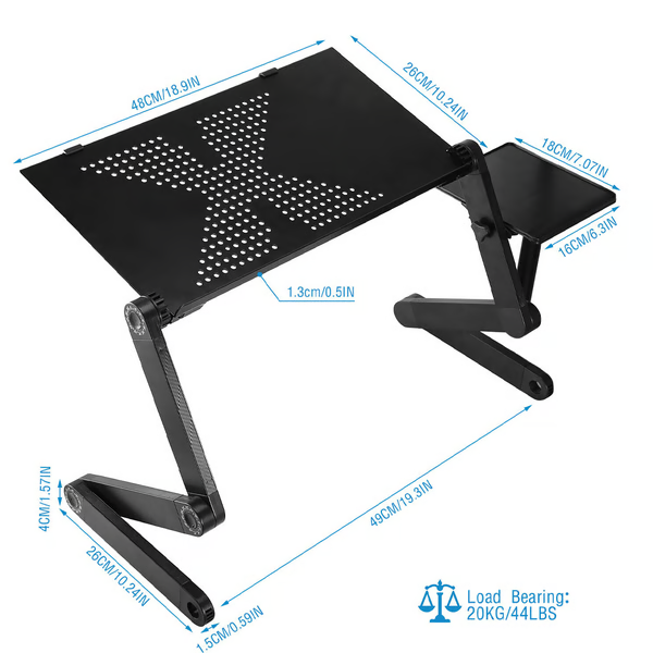 Oak & Coral | 360° Ergonomic Laptop Stand - FlexStand