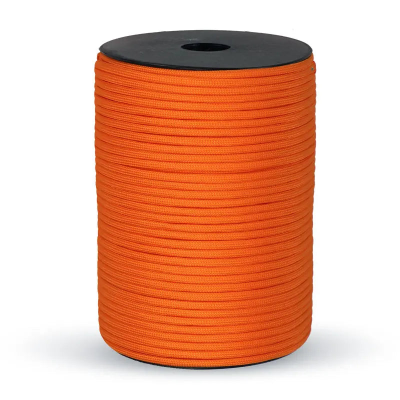 Oak & Coral | 550 Military Standard Paracord Rope: 100m 4mm Outdoor Survival Gear for Parachute, Tent, Lanyard, Belt - 9-Core Rope for Camping & Emergencies