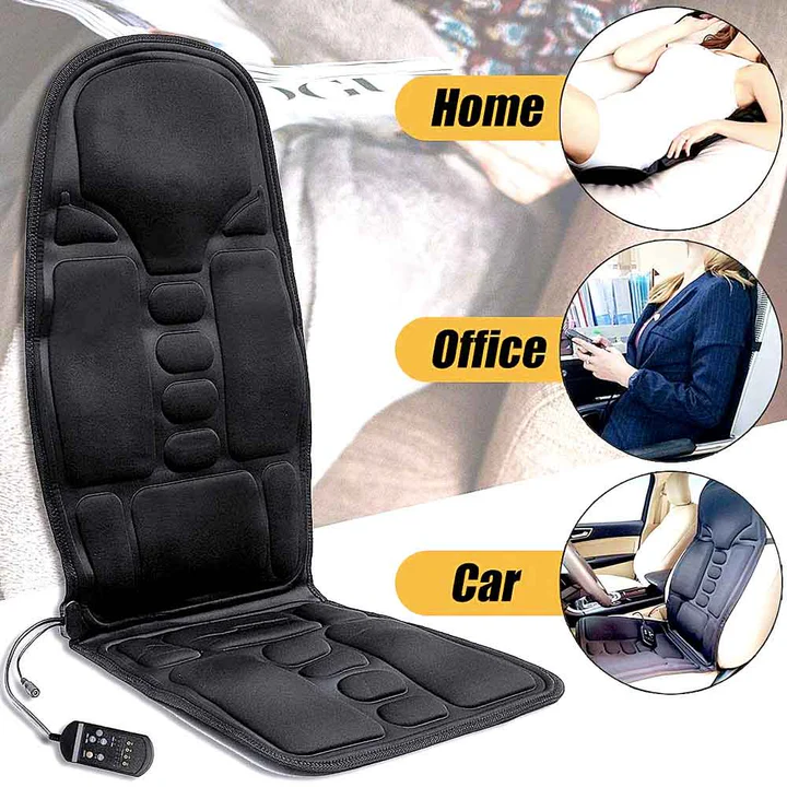 Oak & Coral | 8 Mode Massage Chair Pad With Heated Back Neck Cushion